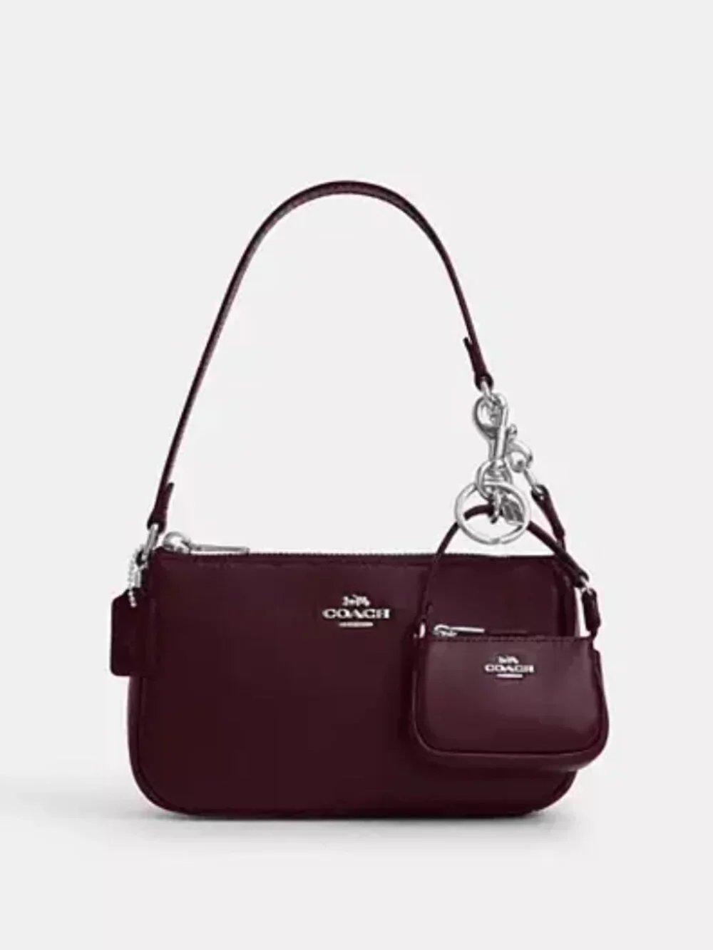 Boxed Nolita 19 And Nolita Bag Charm Set - New in Box - Wine Red - Picture 7 of 9